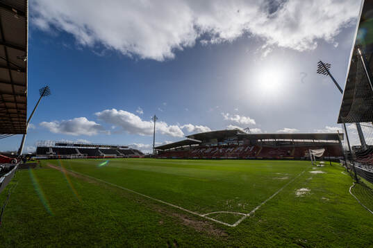 General view of Racecourse Ground