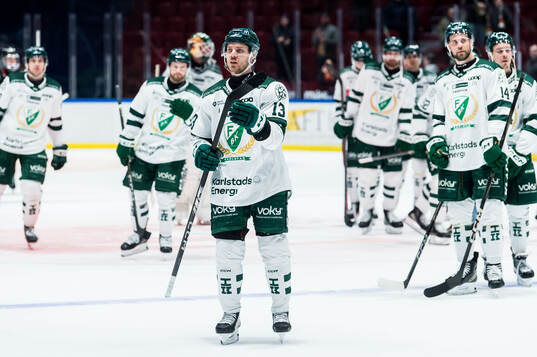 Färjestads Joel Kellman jublar