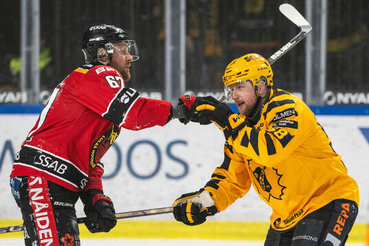 Luleås Linus Omark och Skellefteås Oskar Nilsson