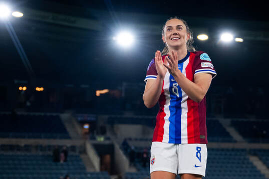 Vilde Bøe Risa of Norway celebrates