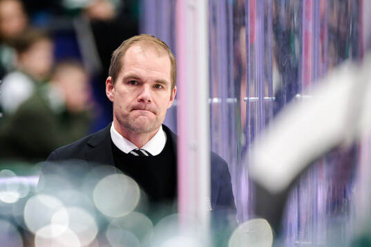 Färjestads tränare Thomas Mitell