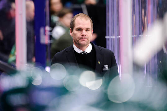 Färjestads tränare Thomas Mitell