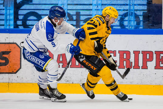 Leksands Patrik Zackrisson och Skellefteås Pär Lindholm