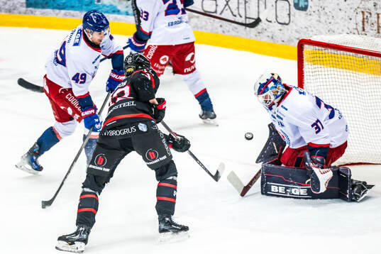 Oskarshamns Michael Joyaux och Nybros Felix Olsson och