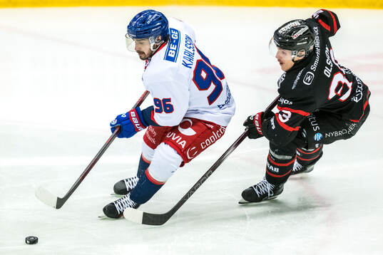 Oskarshamns Kevin Karlsson och Nybros Felix Olsson