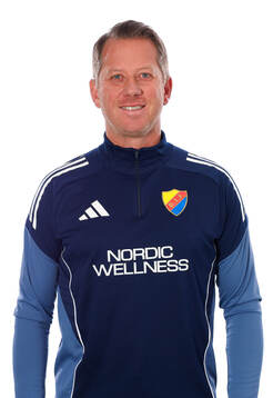 Djurgårdens lagledare Daniel Granqvist poserar för ett porträtt den 28 februari 2025 i Stockholm.