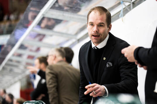 Färjestads tränare Thomas Mitell