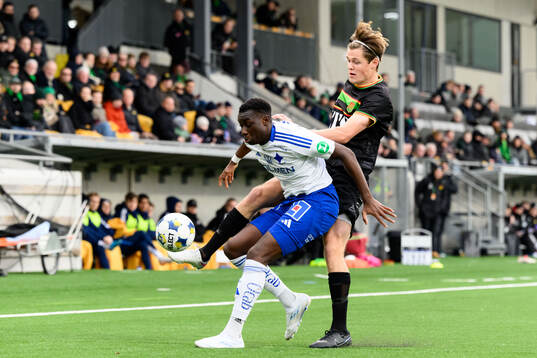 IFK Norrköpings Yahya Kalley och GAISs Axel Henriksson