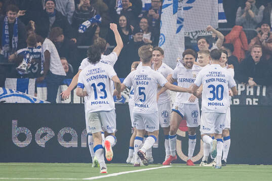 IFK Göteborgs IFK Göteborgs Thomas Santos jublar efter 2-4
