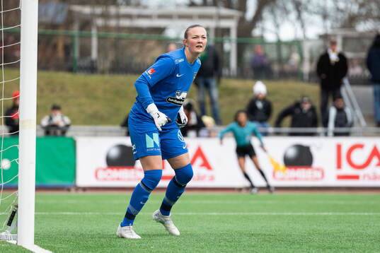 Brommapojkarnas målvakt Clara Ekstrand