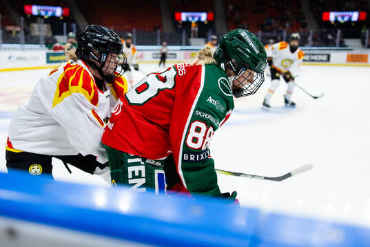Brynäs Oona Koukkula och Frölundas Sydney Brodt