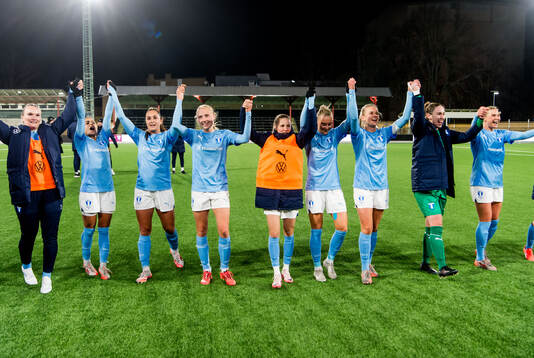 Malmö FFs spelare jublar