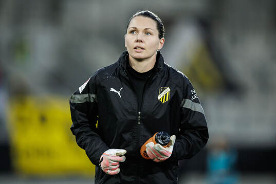 Häckens målvakt Jennifer Falk
