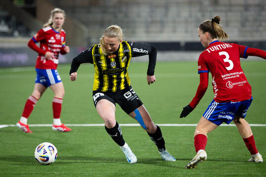 Häckens Alexandra Larsson och Vittsjös Julia Tunturi