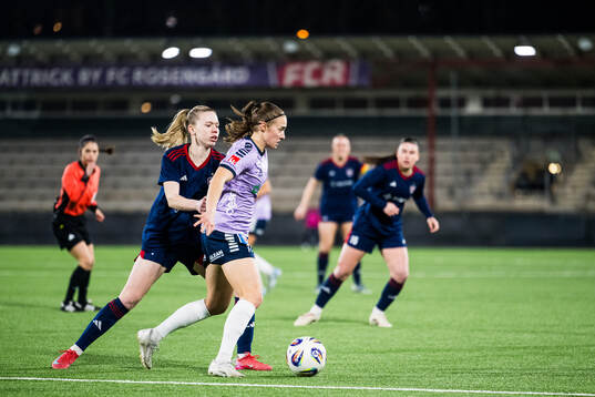 Rosengårds Bea Sprung och Linköpings Maria Olafsdottir