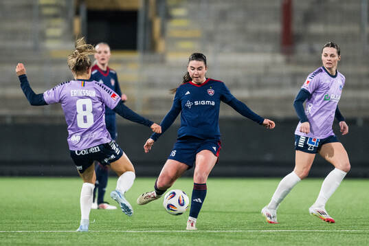 Linköpings Sara Eriksson och Rosengårds Emilia Pelgander