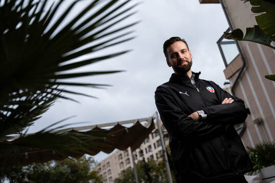 Helsingborgs sportsligt ansvarig Mikael Dahlberg poserar för ett porträtt den 4 mars 2025 i Palma de Mallorca. 
