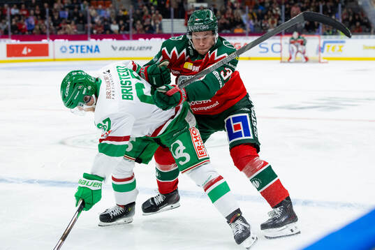 Rögles Leon Bristedt och Frölundas Albin Sundin