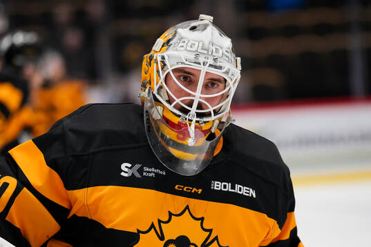 Skellefteås målvakt Gustaf Lindvall