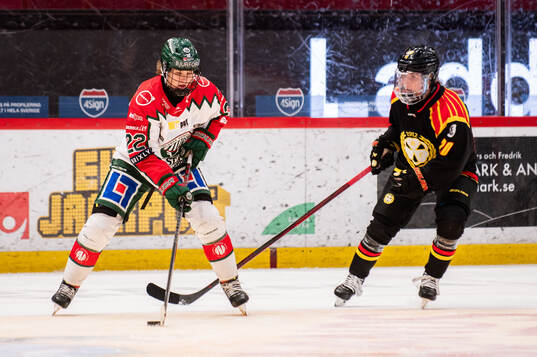 Frölundas Andrea Dalen och Brynäs Celine Tedenby
