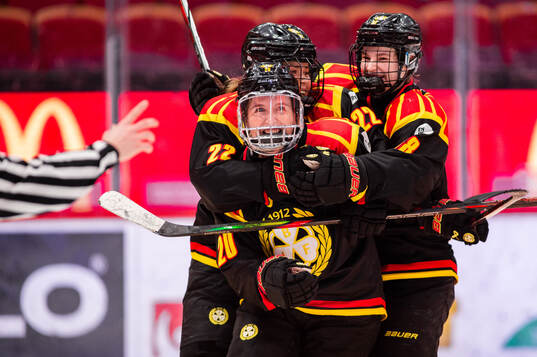 Brynäs Celine Tedenby, Hanna Thuvik och Tilde Sundnäs
