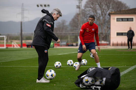 Materialförvaltare Lino Boriero och Milan Silva Rasmussen