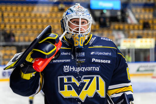 HV71s målvakt Hugo Alnefelt