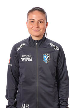Växjös assisterande tränare Matilda Bergstrand poserar för ett porträtt den 7 mars 2025 i Växjö.