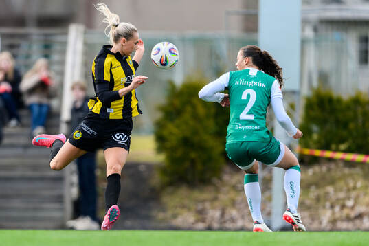 Hammarbys Ellen Wangerheim och Alingsås Malva Larsson