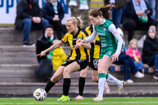 Hammarbys Smilla Holmberg och Alingsås Ina Österlind