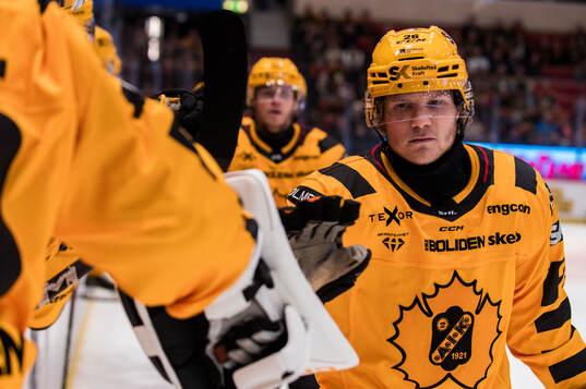 Skellefteås Anton Heikkinen jublar