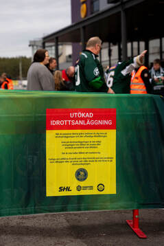 införishockeymatchen i SHL mellan Färjestad och HV71