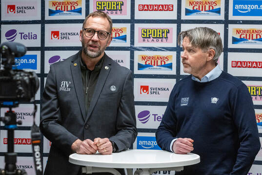 Rögles tränare Roger Hansson och Linköpings tränare