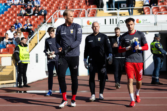 IFK Göteborgs målvakt Pontus Dahlberg, målvaktstränare