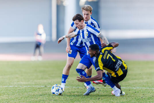 IFK Göteborgs Tobias Heintz och Hammarbys Paulos Abraham