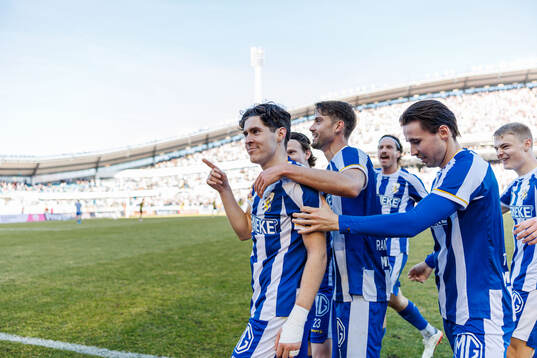 IFK Göteborgs Eman Markovic jublar efter 4-0