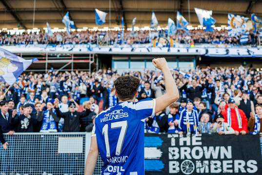 IFK Göteborgs Eman Markovic jublar