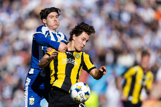 IFK Göteborgs Eman Markovic och Hammarbys Hampus Skoglund