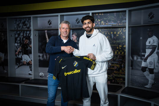 Andronikos Kakoullis, nyförvärv i AIK med sportchef