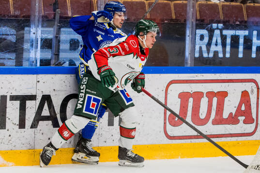 Leksands Marcus Karlberg och Frölundas Albin Sundin