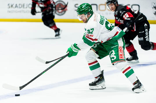 Rögles Leon Bristedt och Malmö Redhawks Christoffer