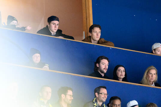 HV71s Herman Träff, Henrik Borgström och Sean Day på