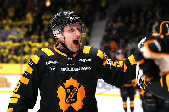 Skellefteås Oskar Nilsson jublar