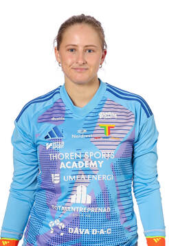 Team Thorengruppens målvakt Nellie Wallner