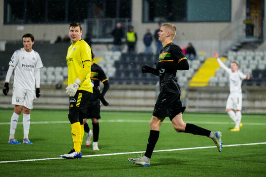 GAIS Robin Frej jublar efter 0-3