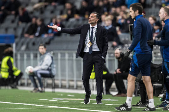 Manager Juan Carlos Carcedo of Pafos