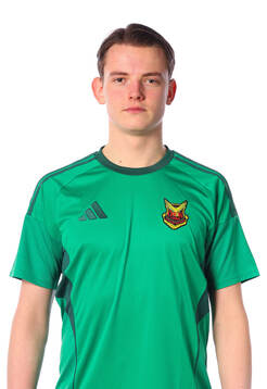 Östersunds målvakt Christopher Lundhall poserar för ett porträtt den 13 mars 2025 i Östersund.