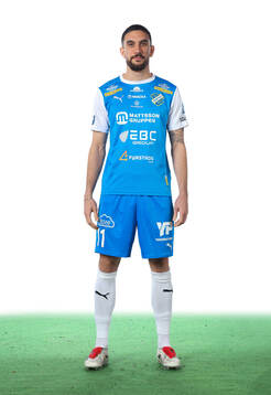Oddevolds Daniel Krezic poserar för ett porträtt den 13 mars 2025 i Uddevalla.