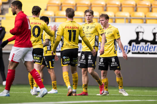 Elfsborgs Gottfrid Rapp jublar efter 3-1