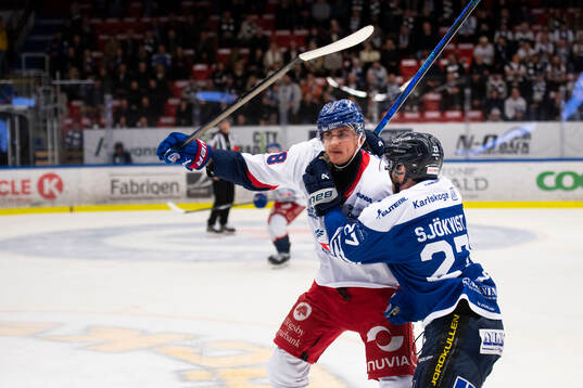 Oskarshamns Herman Hansson och Karlskogas Tobias Sjökvist